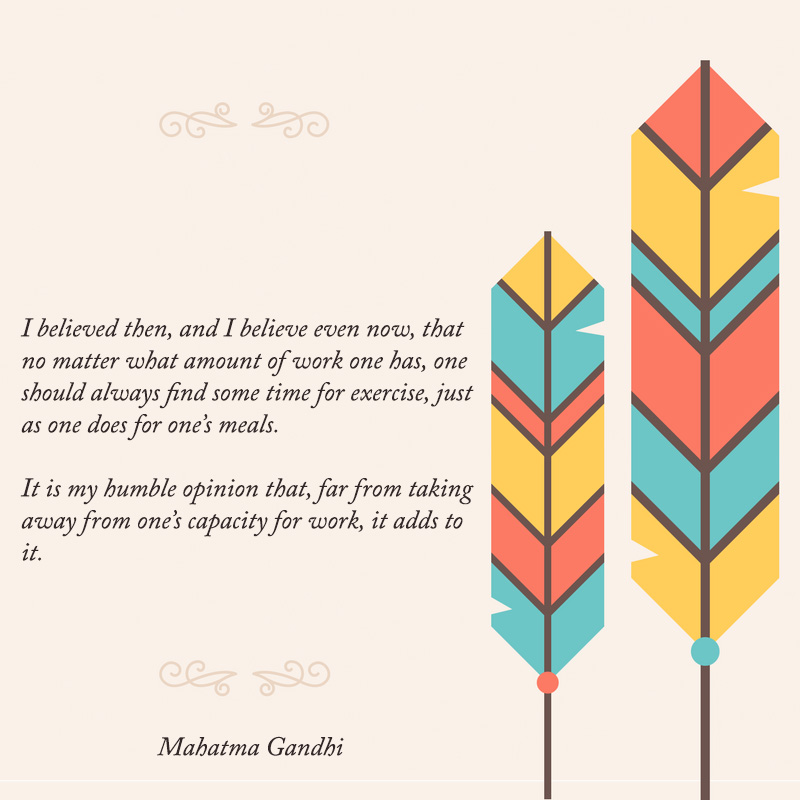 Mahatma gandhi quotes on health and fitness