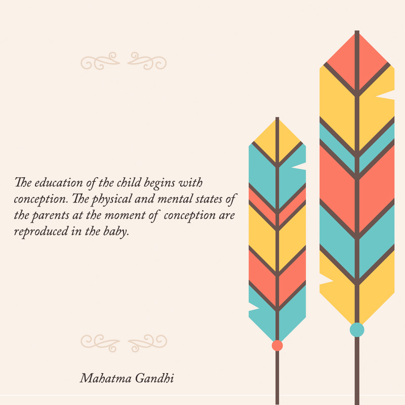 Mahatma gandhi quotes on birth